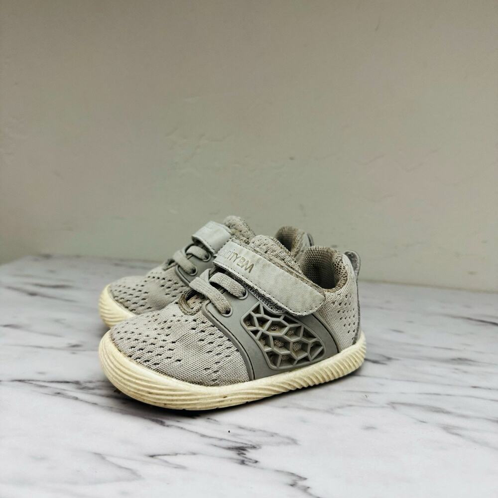 Bmcitybm Gray Breathable Adjustable Strap Shoes Infants Size 1